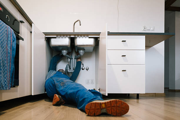 Professional Drain Cleaning technician working in Ringwood, NJ